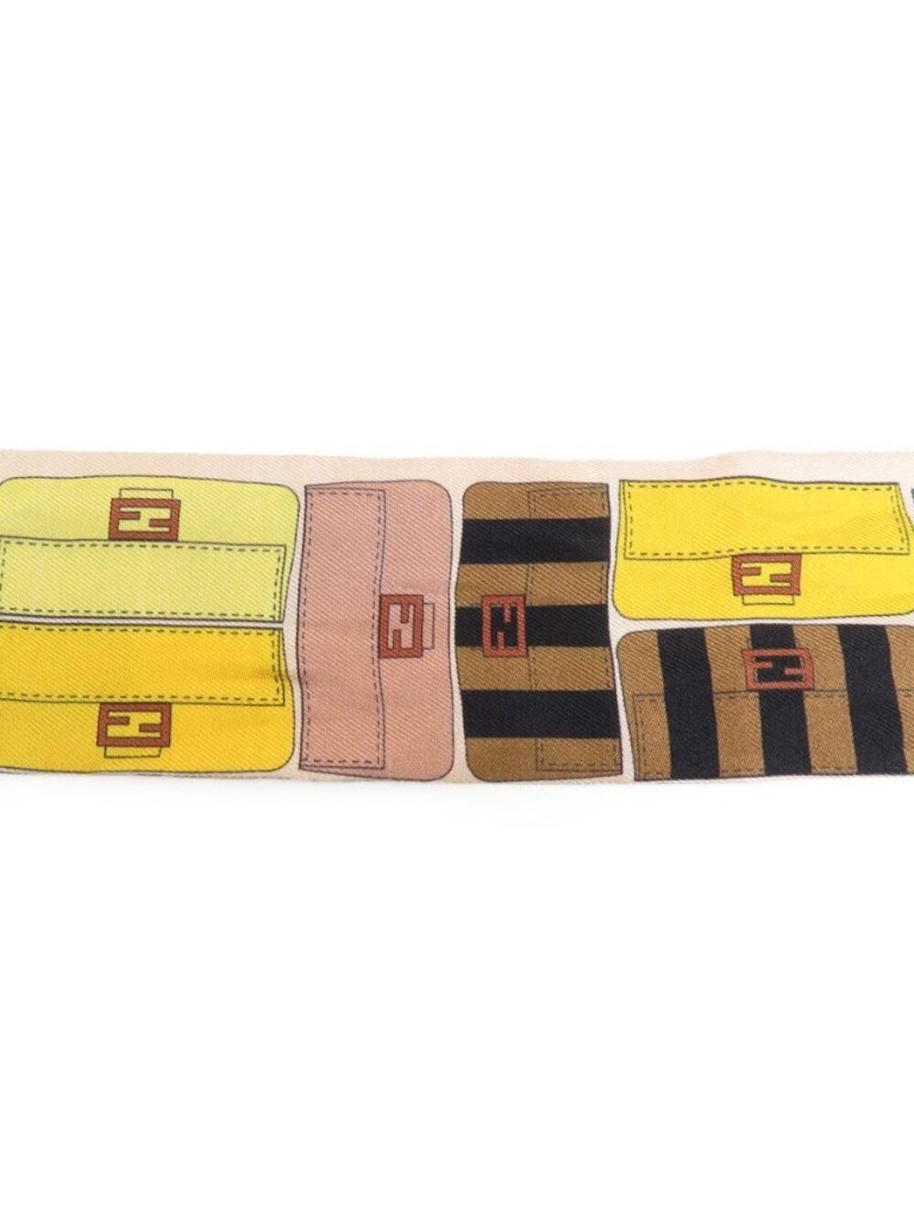 Fendi Ribbon Scarf Multicolor - Picture 5 of 7